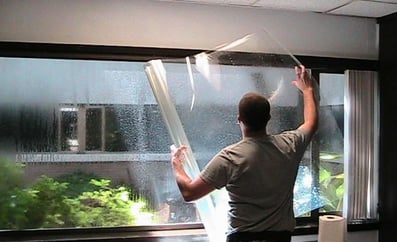 hurricane window film